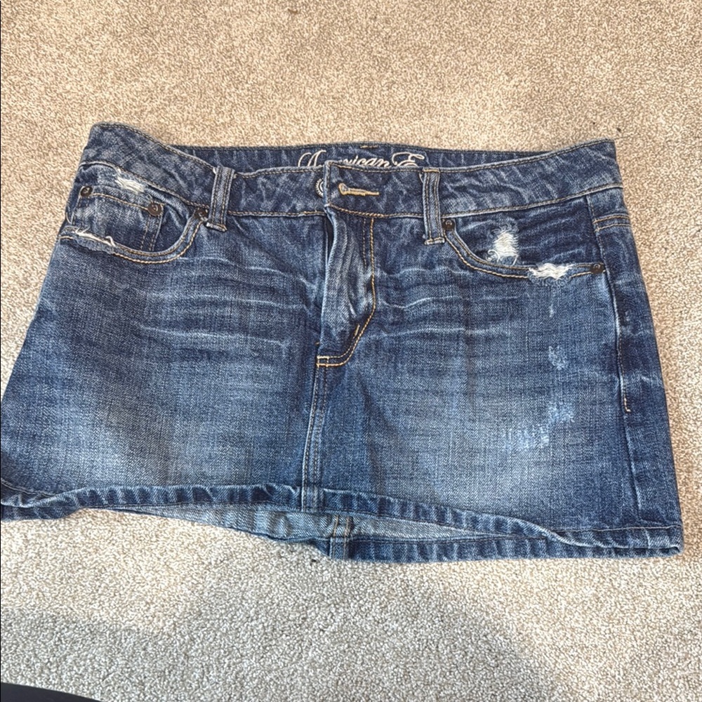 American Eagle Outfitters Blue Denim Skirt